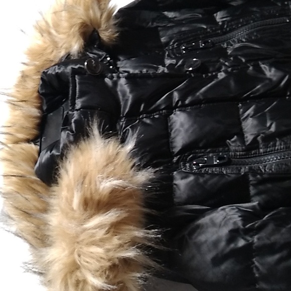 Steven By Steve Madden Coat W Faux Fur Removable Hood Sz.M Like New - Picture 6 of 16